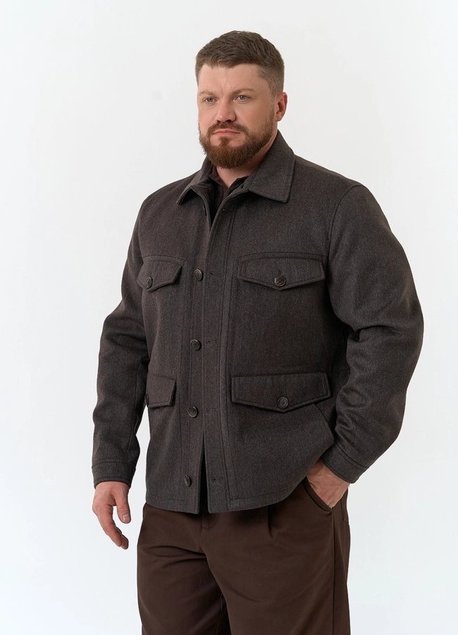 Мужское пальто модель № 33200 в кредит фото