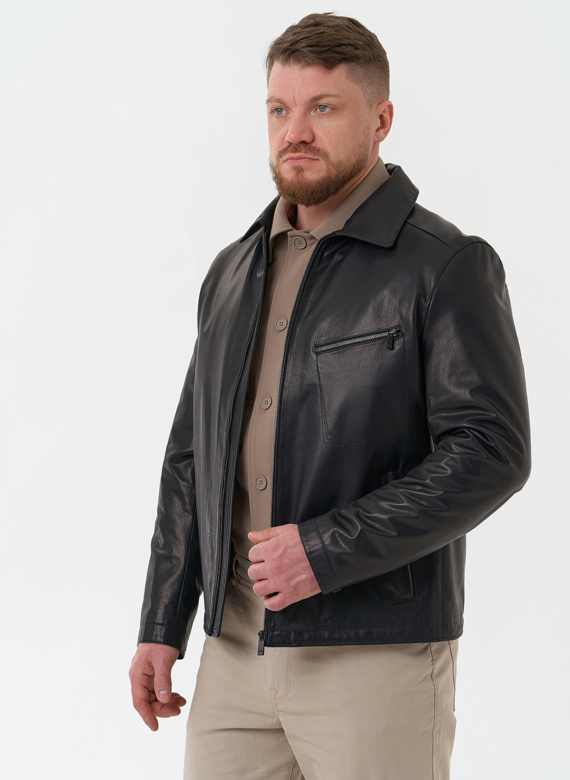 Мужская куртка из натуральной кожи 